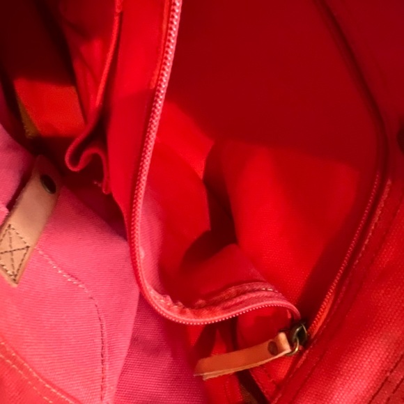 Lucky Brand Colexico Cayenne Color Canvas Studded Tote Crossbody - Picture 16 of 16